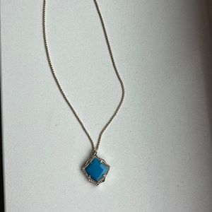 Kendra Scott blue pendant necklace